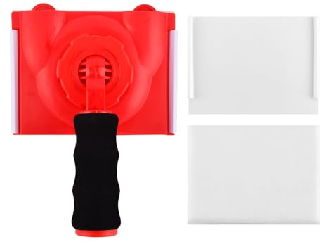 Paint Edger Trimmer with 2 Replacement Pads,Paint Edgers Tool,Walls & Ceilings Pad Painter,Paint Pad Applicator,Edge Trimmer & Paint Edger Tool for Home Wall Painting