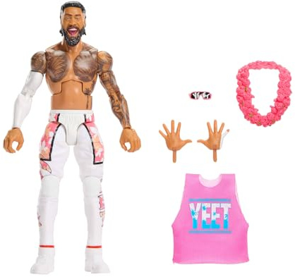 Mattel WWE Elite Jey USO Action Figure & Accessories, Series #124