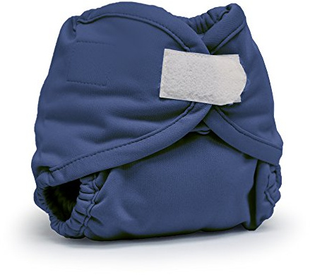 Kanga Care Rumparooz Double Leg Gusset Reusable Cloth Diaper Cover Newborn Aplix Nautical 4-15lbs