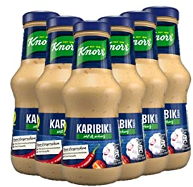 Knorr Karibik Sauce leckere Grillsauce mit süß-scharfem Geschmack 6x 250ml
