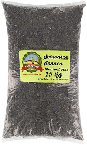 Futterhof Schwarze Sonnenblumenkerne 25 kg