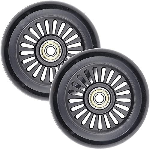 ORO Valise Roues de Rechange 1 Paire de roulettes de Rechange pour Bagages, Extérieur Inline Skate Ou Roller 40/43/45/50/54/60/64/68/70/72/75/78/80/84/87/90mm Diamètre intérieur 8mm (100 * 24mm)
