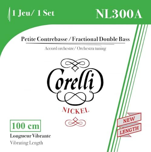 Corelli Kontrabass-Saiten Fractional - kleine Mensuren G 1/2 301A
