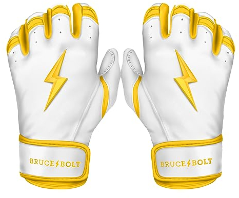 BRUCE BOLT Chrome Series Schlaghandschuh, kurze Manschette, Gelb, Größe XXL