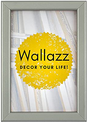 Wallazz Cornice Portafoto in Legno 70x100cm Alluminio - Cornice per Foto con Vetro Sintetico Infrangibile - Porta Foto Decorativo - Made in Italy