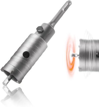 Sierra Corona Perforadora Hormigon 35mm en Ceco con Adaptador SDS Plus Broca para Cemento Ladrillo Piedra Pared