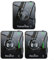 ZYWUOY Kabelloses In-Ear-Monitorsystem, 2,4 G kabelloser Kopfhörer-Monitor, wiederaufladbarer Empfänger für Studio, Bandprobe, Live-Performance (1 Tran 2 Empfänger)