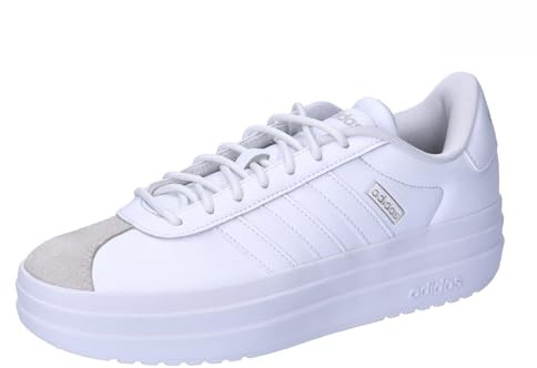 adidas VL Court Bold Womens Platform Shoes, White, 5