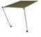 Parasol para silla de luna, cubierta plegable para silla de pesca, protección solar para playa al aire libre, pesca, ligero y ajustable (verde)