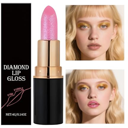 Liakyunf Lucidalabbra Glitter,Cosmetici Idratanti a Lunga Durata - Rossetto Con Glitter Per Trucco Labbra - per Signore Ragazze Moglie Fidanzata Quotidiano Viaggio Appuntamenti Lavoro Matrimonio