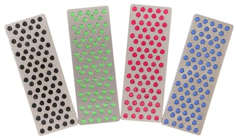 BCOATH 4 Pezzi Kit Regolazione Bordi Snowboard con Pietra Affilatrice Antiruggine Strumento Maneggevole e Durevole per Manutenzione Sci e Snowboard Accessorio Professionale per Levigatura