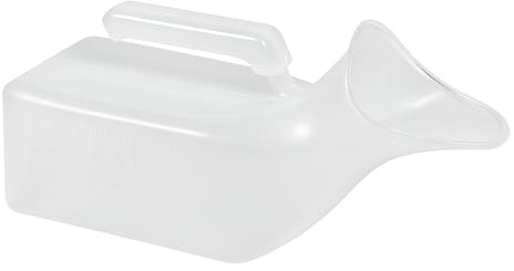 HOMECRAFT Economy Female Urinal, Urination Device for Girls and Women, Reusable Plastic, Anatomically Designed, Integrated Handle, Sitting, standing or lying, (Eligible for VAT relief in the UK)