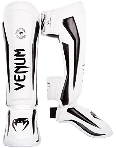 Venum, Elite Standup Schienbeinschützer, Herren, XL, Weiß/Schwarz