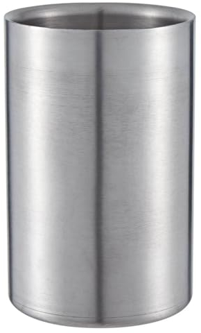 Buckingham Portable Champagne Wine Bottle Cooler Stainless Steel Double Wall Wine Chiller Premium Indoor & Outdoor Bottle Cooler 20 cm