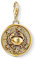 Thomas Sabo Damen Herren-Charm-Anhänger Sternzeichen Krebs Charm Club 925 Sterling Silber vergoldet 1655-414-39