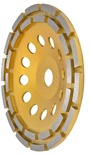 Mola a Tazza Diamantata, Mola a Tazza Diamantata per Calcestruzzo, Granito, Pietra, Cemento, Marmo, Taglio, Dischi da Taglio Abrasivi (180 mm)
