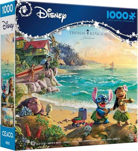 Ceaco - Thomas Kinkade - Disney - Lilo und Stitch - 1000 Teile Puzzle