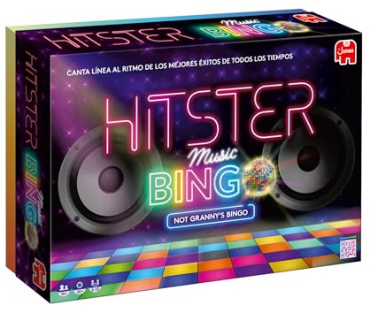 Hitster Bingo Music - Juegos de Mesa para Adultos, Juego Bingo Musical, Juego de Fiesta, de 2 a 10 Jugadores, diversión con Amigos y Familia, Español (ES)