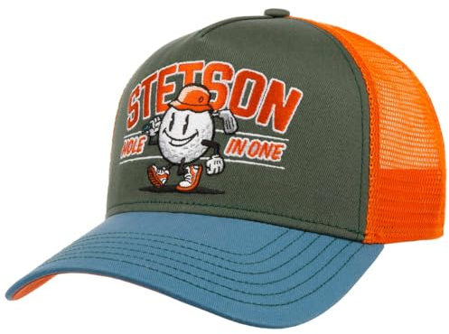 Stetson Hole in One Trucker Snapback Cotton Sport Meshcap Adjustable Baseballcap Men Summer Winter