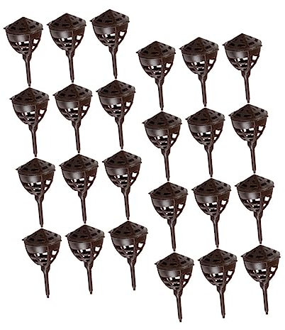 Yardwe 100pezzi Scatola Per Fertilizzanti Riutilizzabile in Plastica Cestino Per Fertilizzanti Per Bonsai Piccole Piante Automatici Per Piante Accessori Per Giardinaggio