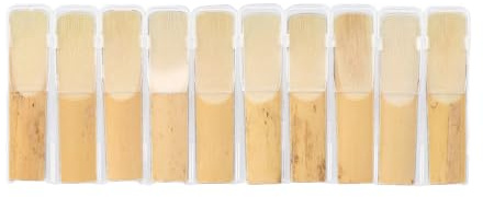 2.5 Reed di Sassofoni Alto, Resistenza 2.5 ELATA ELASTICA per la Pratica delle Prestazioni con Scatole di Archiviazione Indipendenti (10 PC)