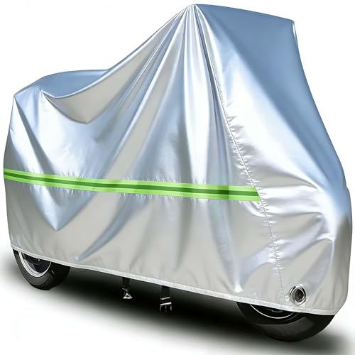 Copertura per Moto per Zontes 368G (2024+)| 2230mm,Telo Moto per Esterno Impermeabile - Coprimoto e Scooter Antipioggia e Resistente con Strisce Riflettenti Fori di Bloccaggio