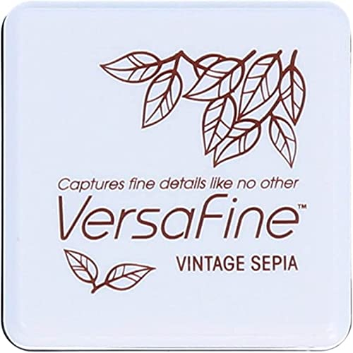 Tsukineko VersaFine Kleine Stempelkissen Vintage Sepia