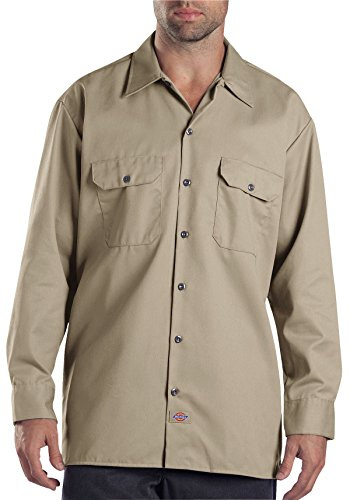 Dickies Arbeitshemd Herren Langarm, Wüstensand, 3X-Groß
