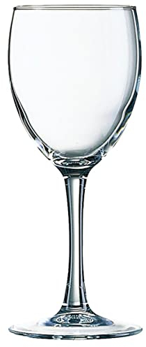 Arcoroc Princesa Verre de vin 230ml, sans repère de remplissage, 6 Verres