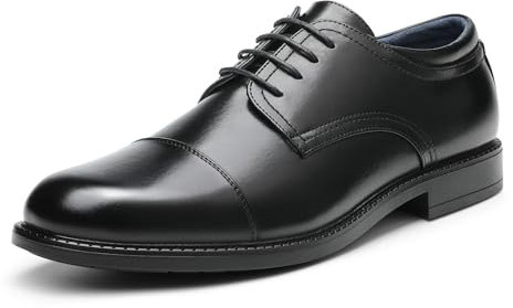 Bruno Marc Herren Anzugschuhe Lederschuhe Business Schuhe Oxfords Derby Schnürhalbschuhe SCHWARZ DOWNING-01 Größe 44.5EU/11US