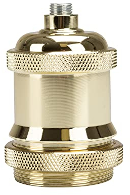 Mextronic Vintage-Lampenfassung Edison aus Messing (E27)