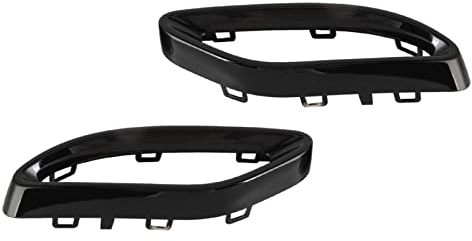 Cubierta de Silenciadores de Tubo de Escape, Reemplazo de Embellecedores de Punta de Color Negro Brillante para Mercedes‑ A B C E GLC CLS‑Class W177 W247 W205 W213 X253 C257