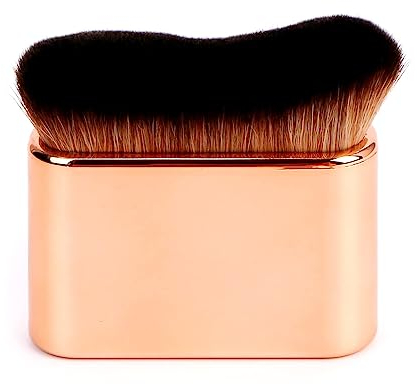 IOSPKKIO® Selbstbräunungspinsel, Selbstbräunungspinsel-Applikator – Pinsel für den Körper, Make-up-Pinsel für künstliche Bräune, Roségold-Grundierungspinsel, Weich und Zart