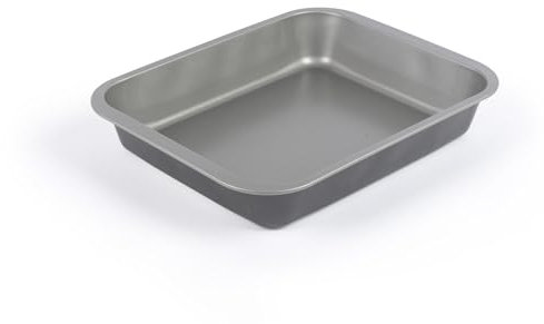 Salter Essentials BW13668 - Teglia da forno rettangolare, 36 cm, con rivestimento antiaderente, lavabile in lavastoviglie, facile da pulire, realizzata nel Regno Unito, resistente, leggera, senza PFOA