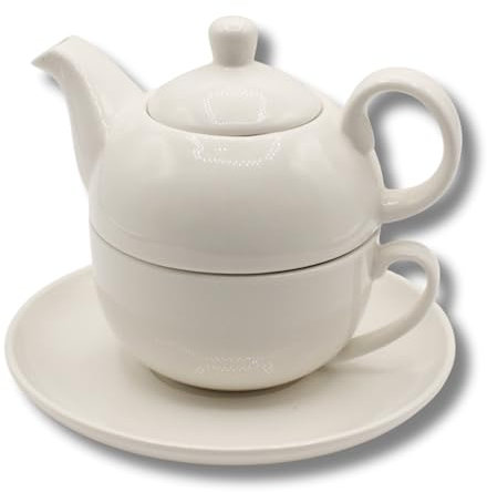 Leonardo Luxury Home Design Tazza Elegante Teiera Egoist Idea Regalo Porcellana 400 ml Liscia e Resistente The Infuso Servizio Elegante e Raffinato Adatto a Lavastoviglie Forno e Microonde