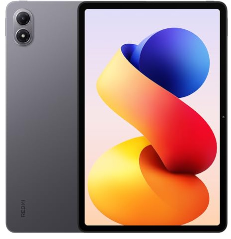 XIAOMI Redmi Pad 2 Pro, 12,1 Zoll 2,5 K Crystal-Clear Display, Snapdragon 7s Gen 4, 12000 mAh (Typ), 33 W Fast Charging, USB Type-C, 2560 x 1600, HyperOS 2,6 GB + 128 GB, Schwarz, mit Ladegerät