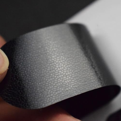 Eawfgtuw Film de protection pour cadre de vélo, autocollant imperméable en fibre de carbone avec options noir mat/noir carbone/transparent (noir mat)