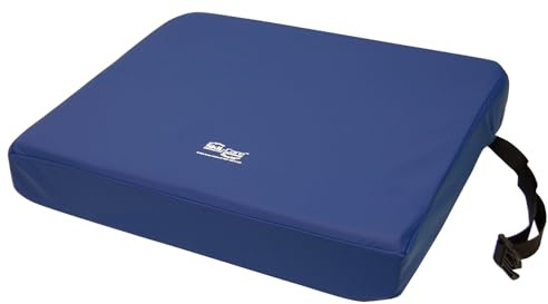 Skil-Care Tri-Foam Gel-Infused Visco Cushion, 20 W x 16 D x 3 H, Pressure Relief and Skin Protection with Triple-Layer Design, 754833