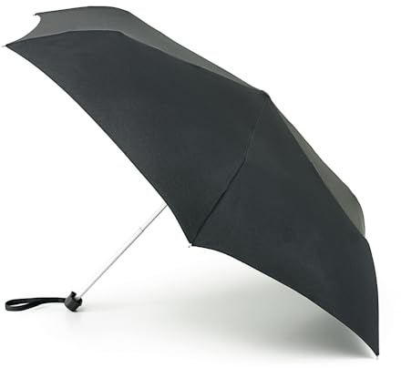 Fulton Miniflat 1 Black Unisex_adult Umbrella Black One Size