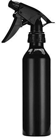 Gmcbeauty Moda 250ml Cabello Belleza Niebla Pulverizador Pulverizador Regadera Peluquería Salón Peluquería Flores Planta Pulverizador de Agua Herramienta-Negro