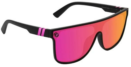 Blenders Eyewear SciFi â Polarized Sunglasses â Single-Lens with a Flat-Top Design â 100% UV Protection â Unisex â Midnight Emma