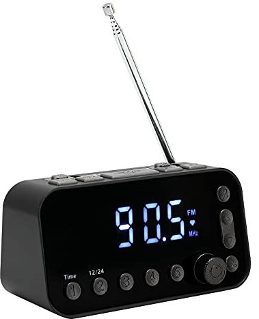 Radio-réveil Dab/FM Portable Dab-A1 - Double USB avec Port de Chargement, Rétroéclairage de L'écran LCD, Volume Réglable