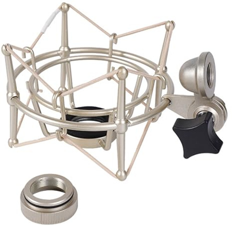 Microphone Shock Mount Mic Holder Spider Recording Mic Shockmount Stand for SENNHEISER MK4 NEUMANN Tlm 103