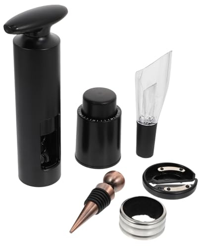 MAGICLULU Kit D'accessoires pour Le Vin Ouvre-Bouteilles Et sous Vide