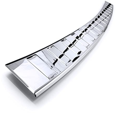 teileplus24 L548 Ladekantenschutz V2A Edelstahl kompatibel mit Mercedes GLC X253 2015-2022 Abkantung