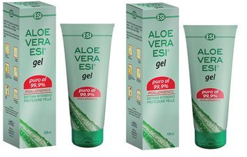 2 x Aloe Vera Gel Puro 99.9% 100 ml Calmante e Lenitiva - Esi