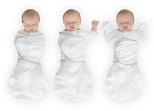 Amazing Baby 6-Way Omni Swaddle Sack with Wrap, Confetti, 6-14 lbs