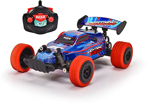 Dickie Toys Lightning Spear, Rennauto, Auto, Fahrzeug, 201105003, Blau, Rot, Schwarz