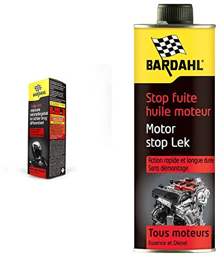 Bardahl Stop-Fuite Boite de Vitesse Manuelle 150 ML & 1107 Stop-Fuite Moteur