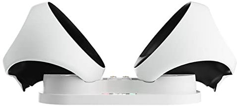 Gaming VR Controllers Console Charging Base with Cable Fast Charger Station with 2 Rechargeable Port for PS5 PS VR2 Controllers Console